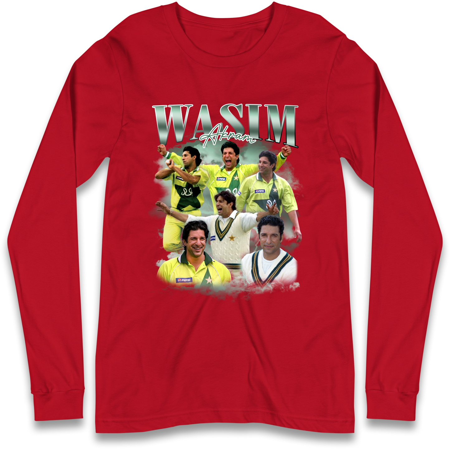 Wasim Akram Longsleeve T Shirt