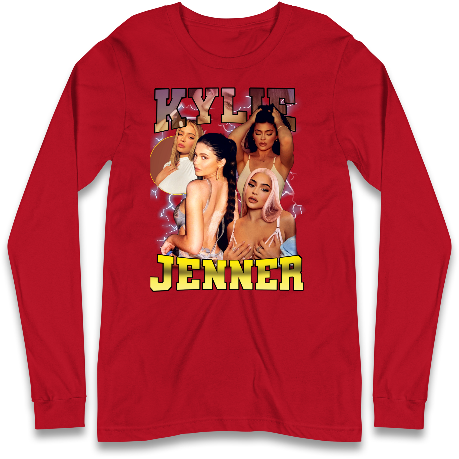 Kylie Jenner Pink Lips Longsleeve T Shirt