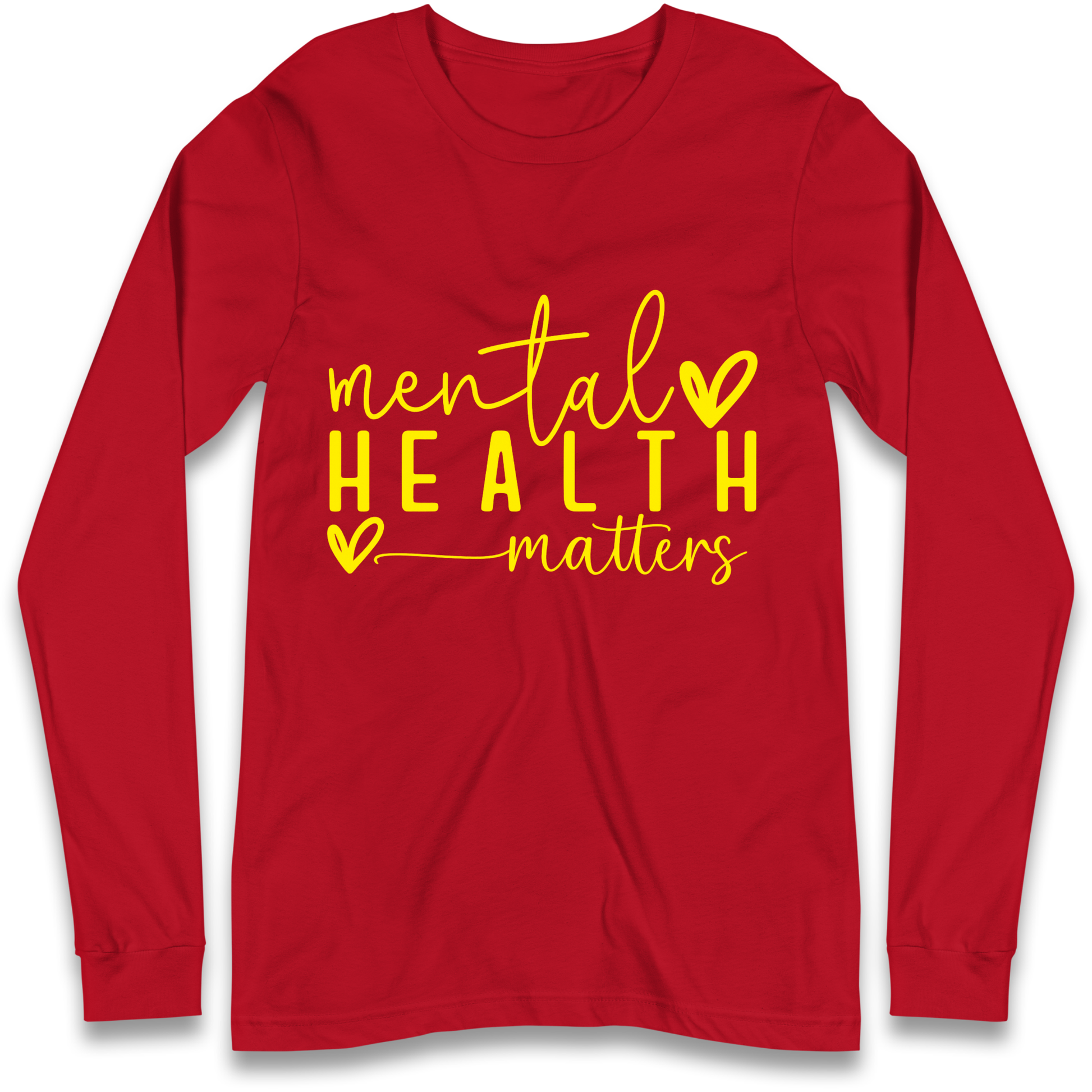 Yellow Mental Health Longsleeve T Shirt