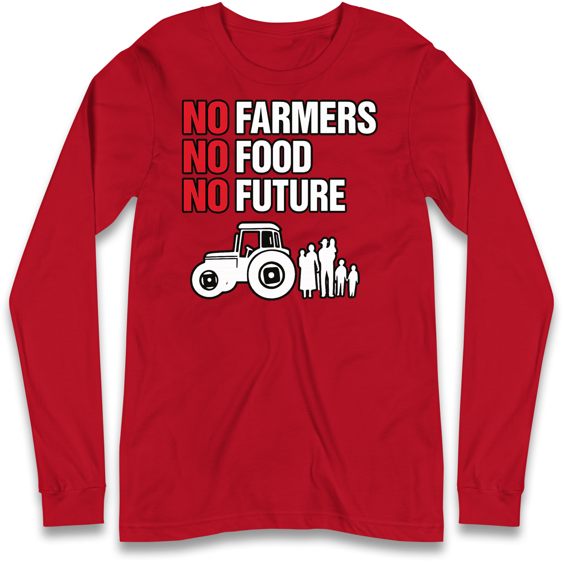 Farmers Agricultural Inheritance Tax Protest Longsleeve T Shirt