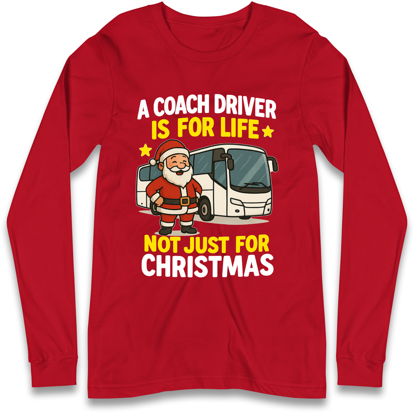 Coach Driver Christmas Longsleeve T Shirt