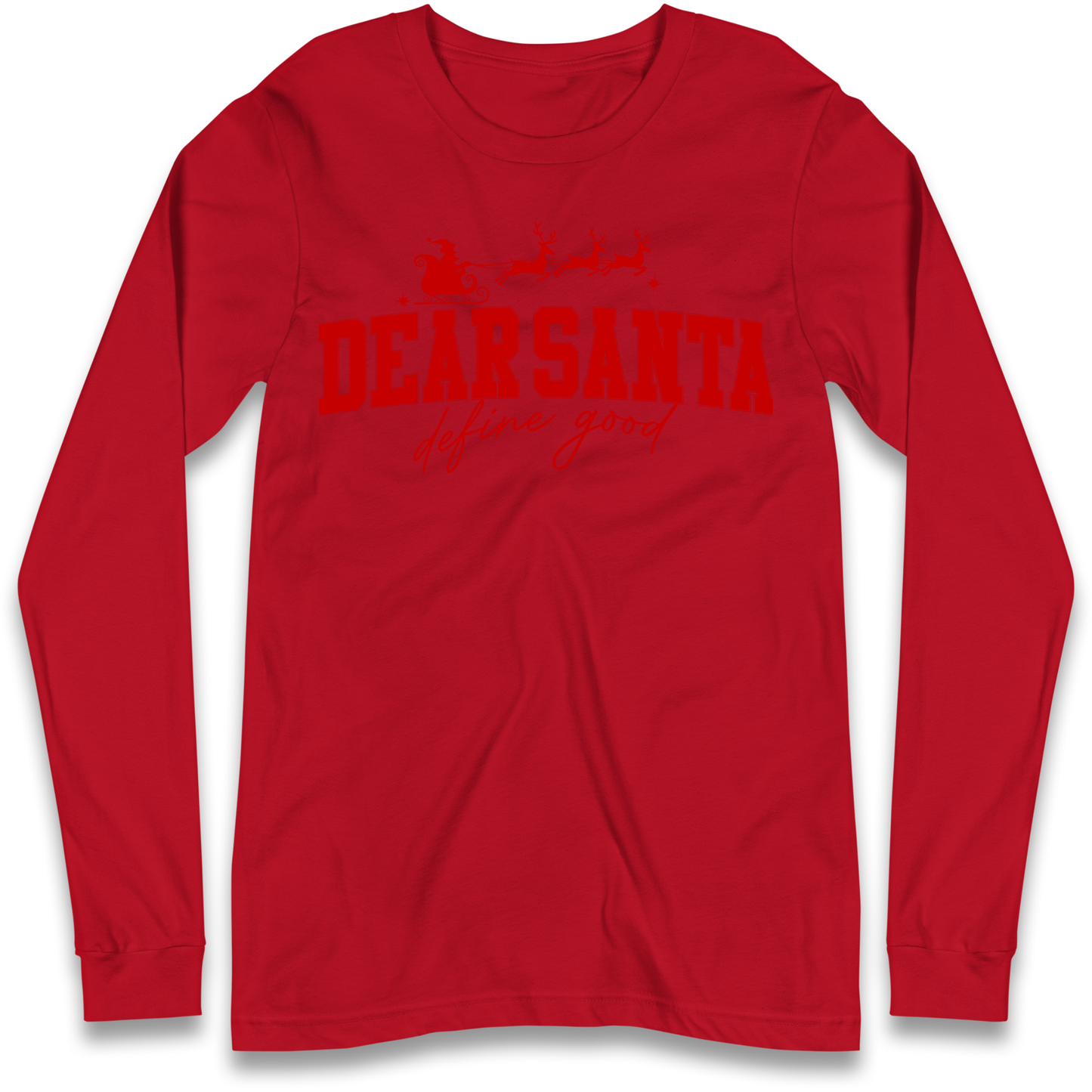 Dear Santa Christmas Longsleeve T Shirt