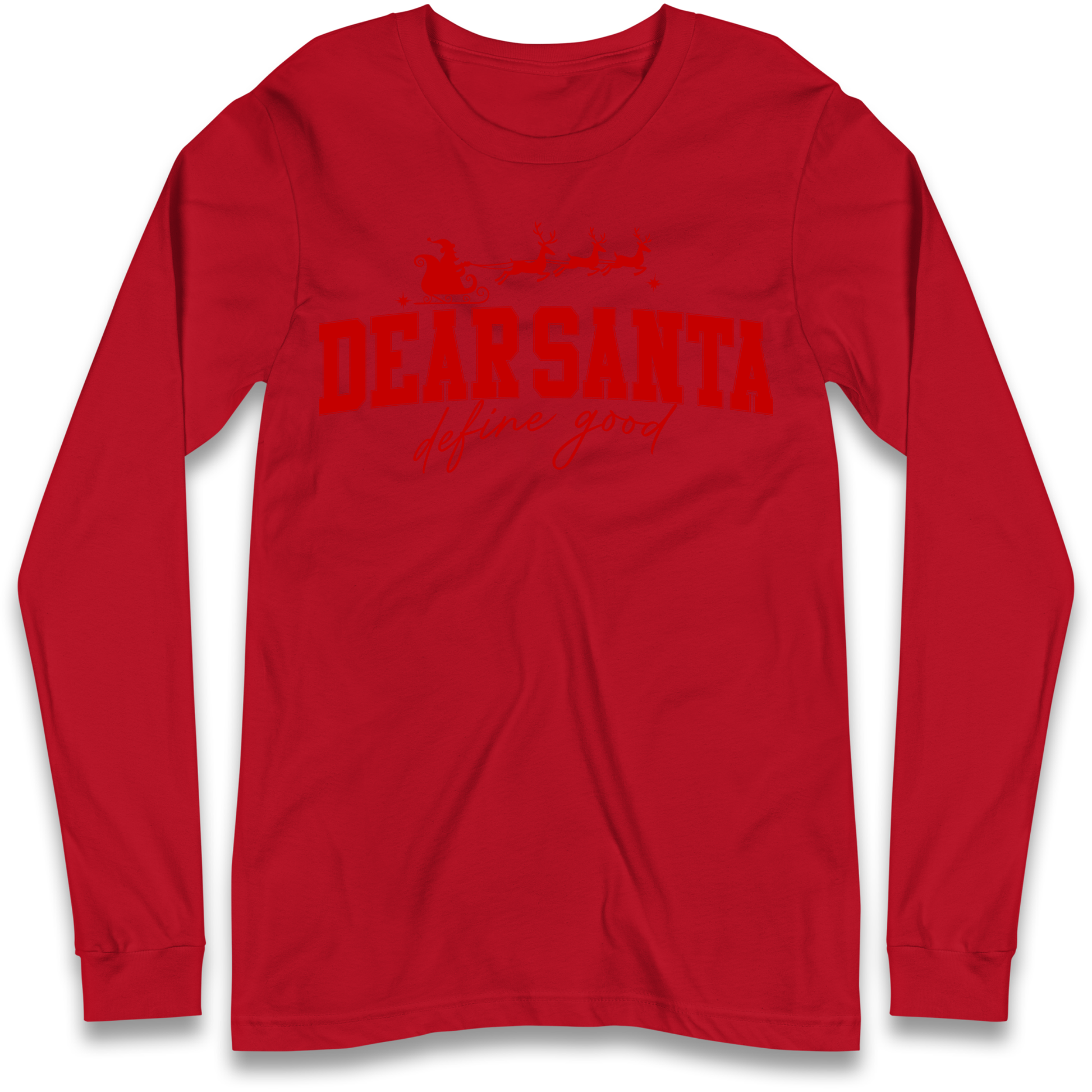 Dear Santa Christmas Longsleeve T Shirt