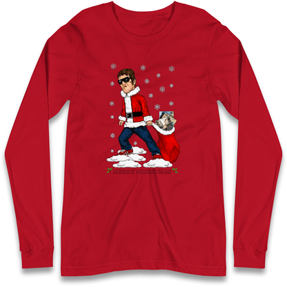 Liam Gallagher Christmas Santa Longsleeve T Shirt