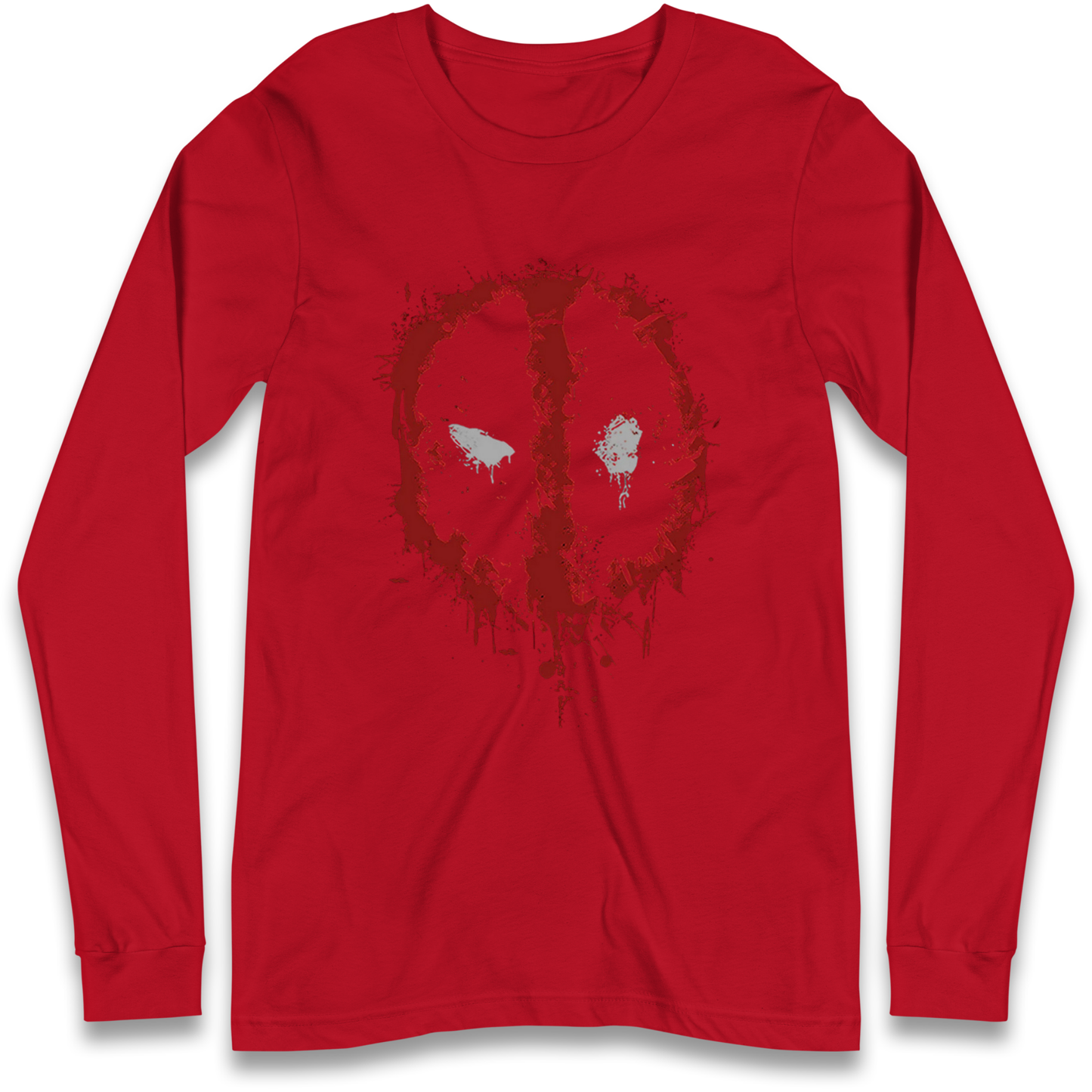 Marvel Deadpool Splatter Icon Longsleeve T Shirt