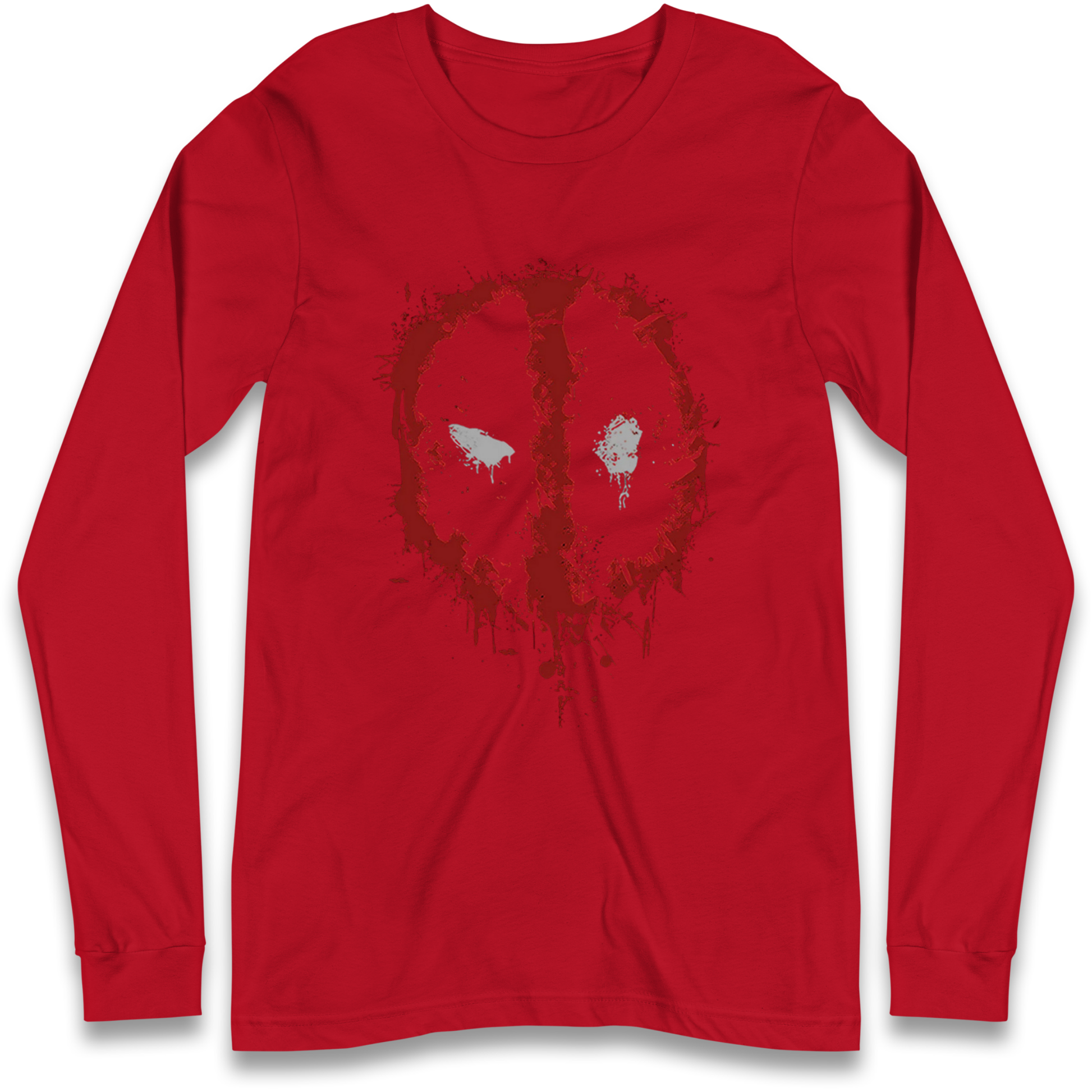 Marvel Deadpool Splatter Icon Longsleeve T Shirt