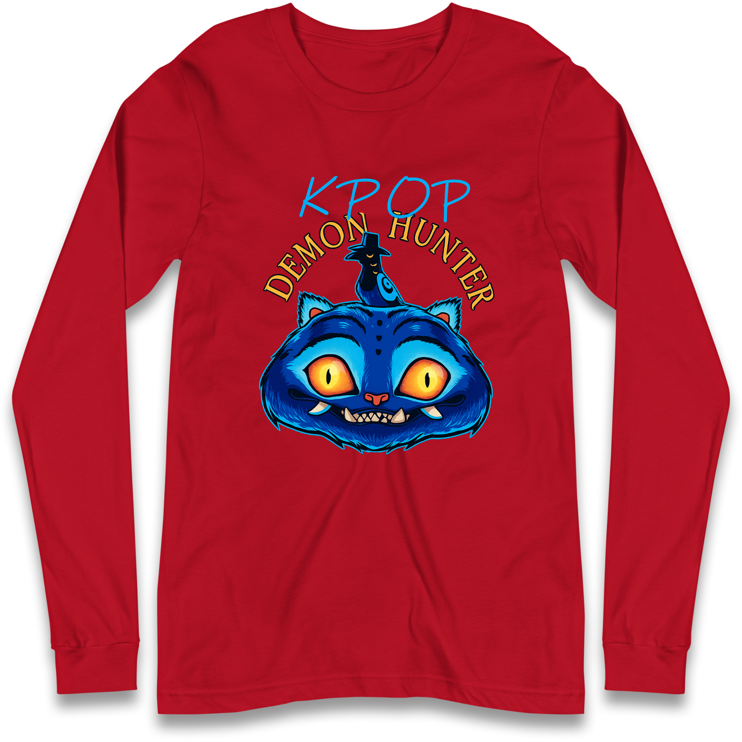 Kpop Demon Hunter Derpy Tiger Longsleeve T Shirt