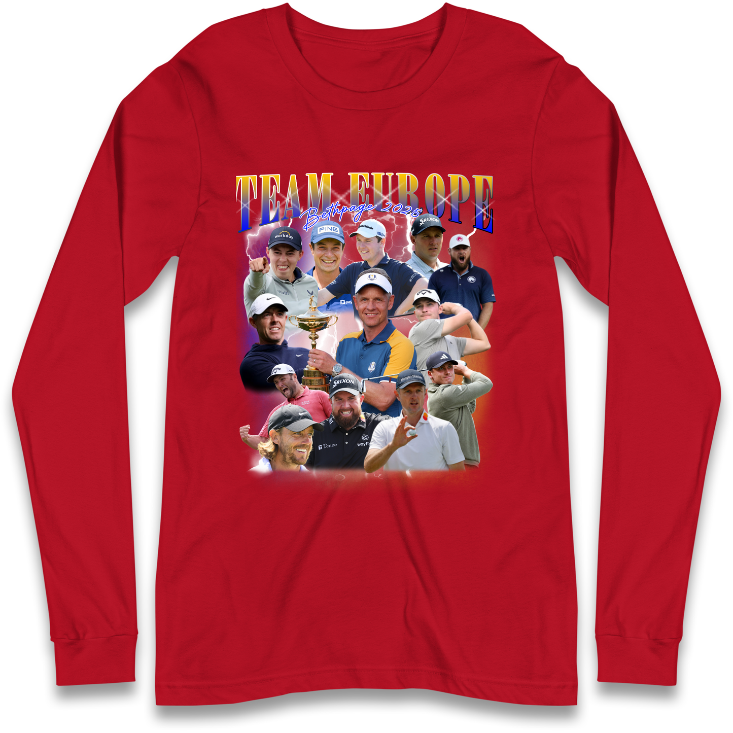 Ryder Cup 2025 Team Europe Longsleeve T Shirt