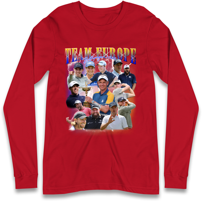 Ryder Cup 2025 Team Europe Longsleeve T Shirt