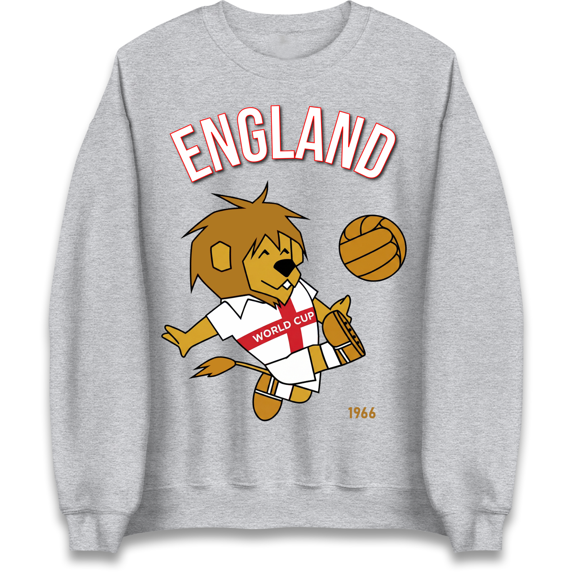 England World Cup Willie 1966 Football Sweatshirt