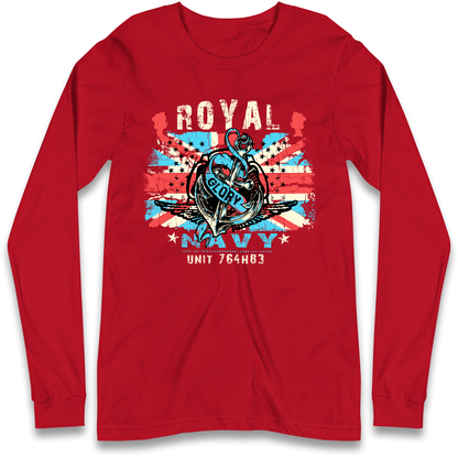 Royal Navy Glory Unit 764H83 Longsleeve T Shirt