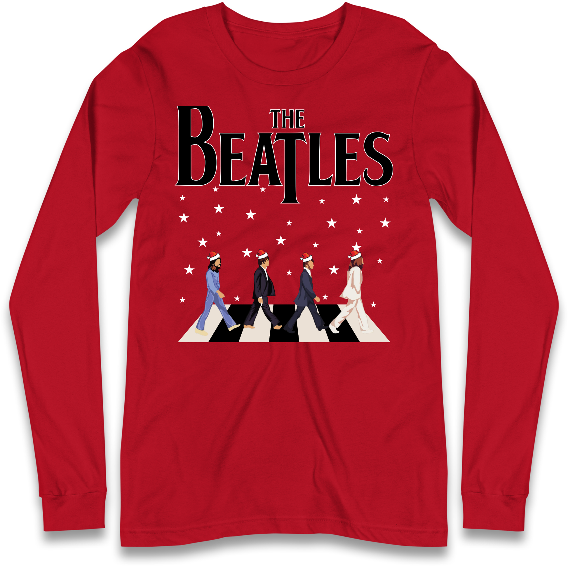 The Beatles Abbey Road Christmas Longsleeve T Shirt