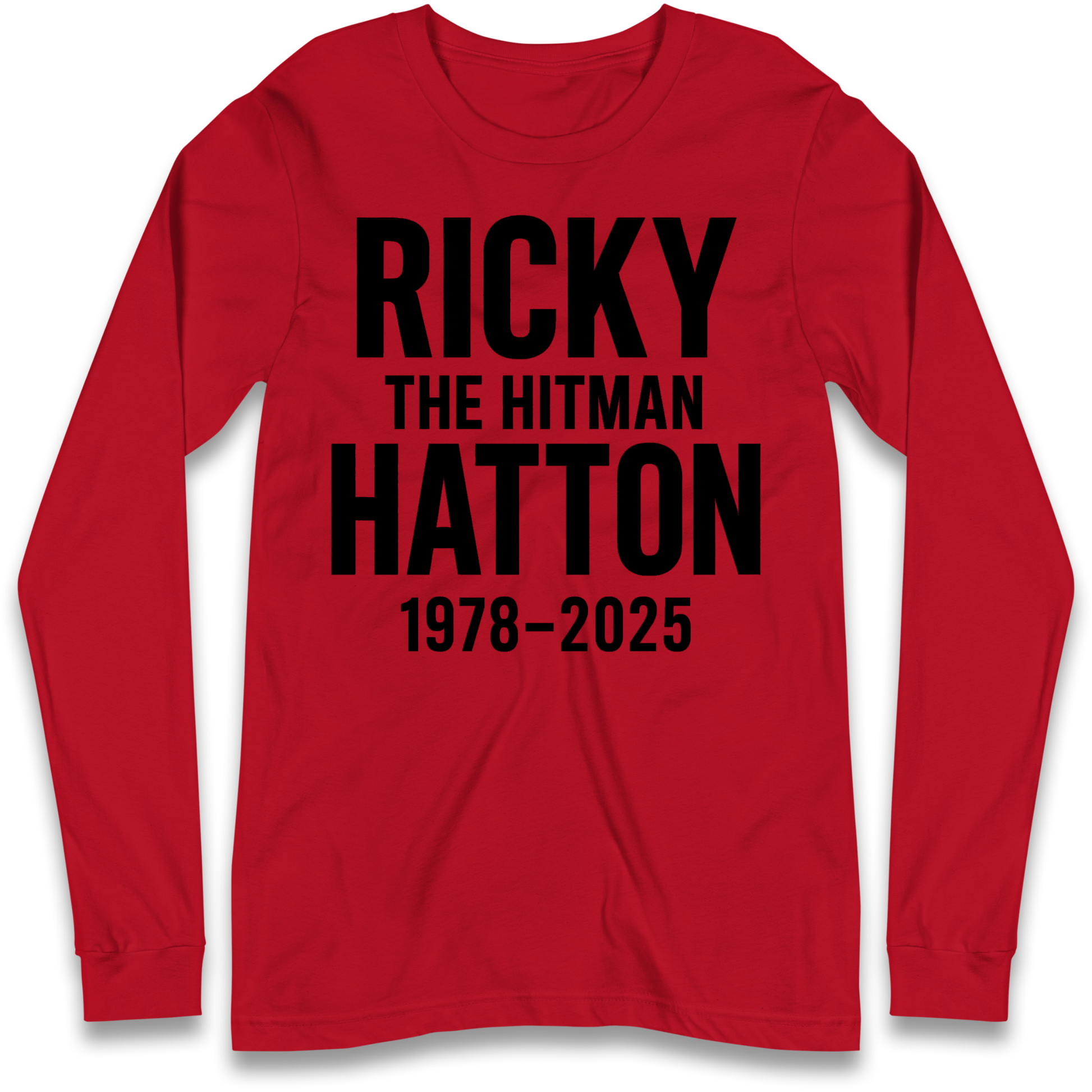 Ricky The Hitman Hatton 1978 2025 Longsleeve T Shirt