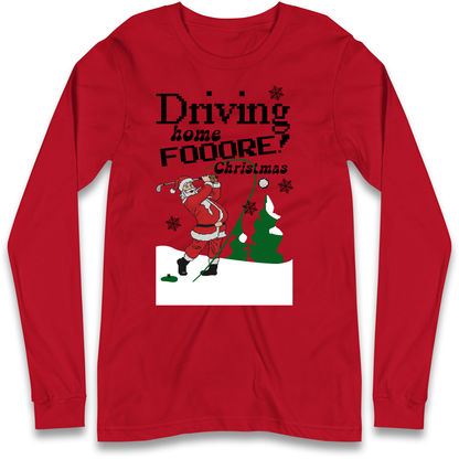 Christmas Golf Longsleeve T-Shirt