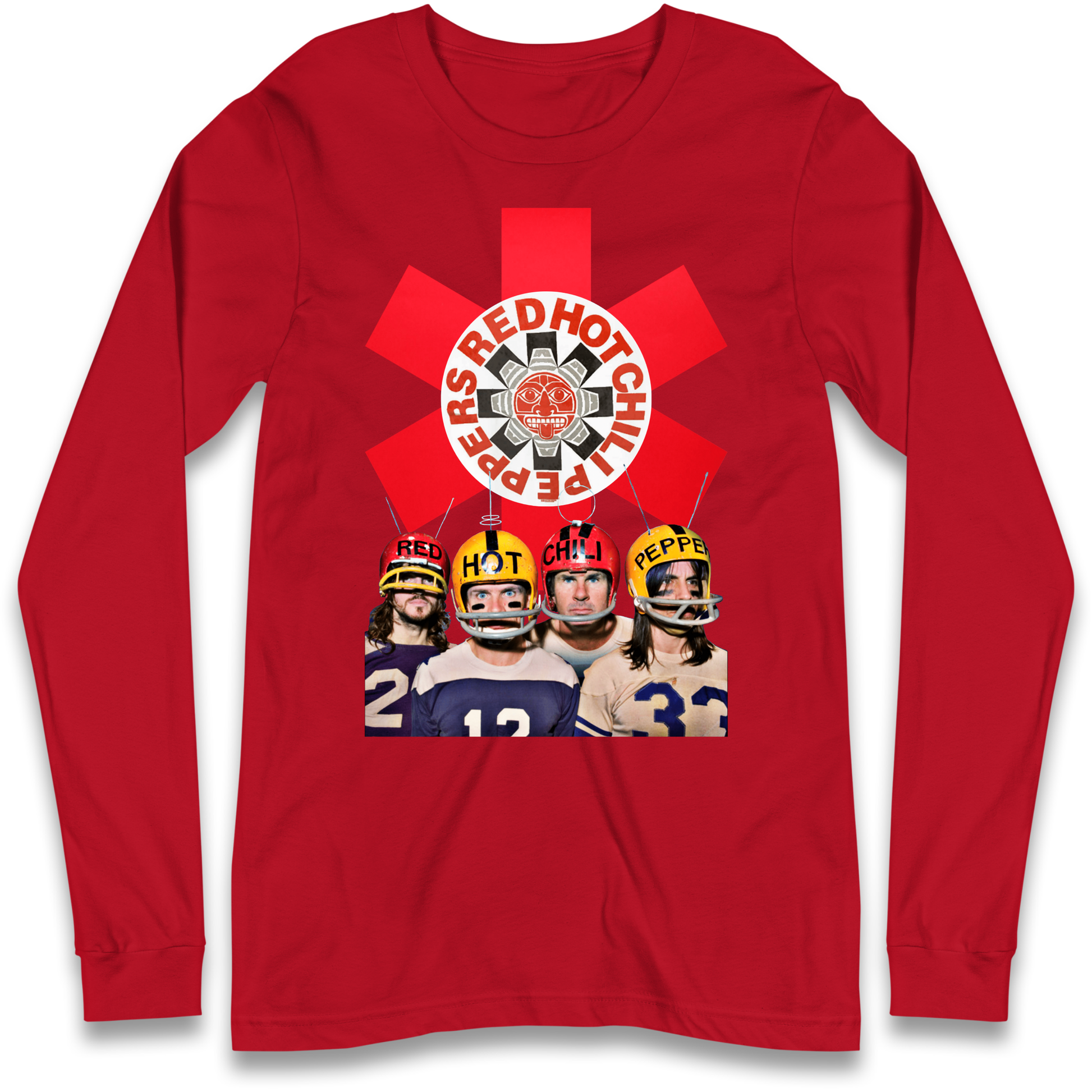 Red Hot Chilli Peppers American Football Longsleeve T Shirt