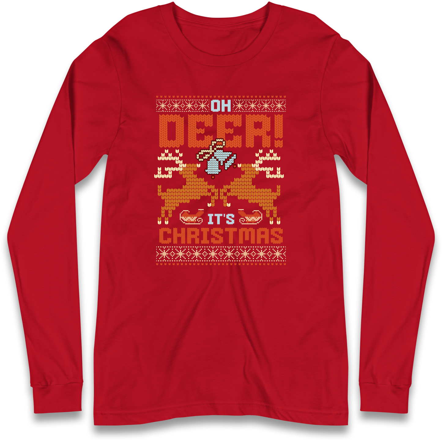 Oh Deer its Christmas Longsleeve T Shirt