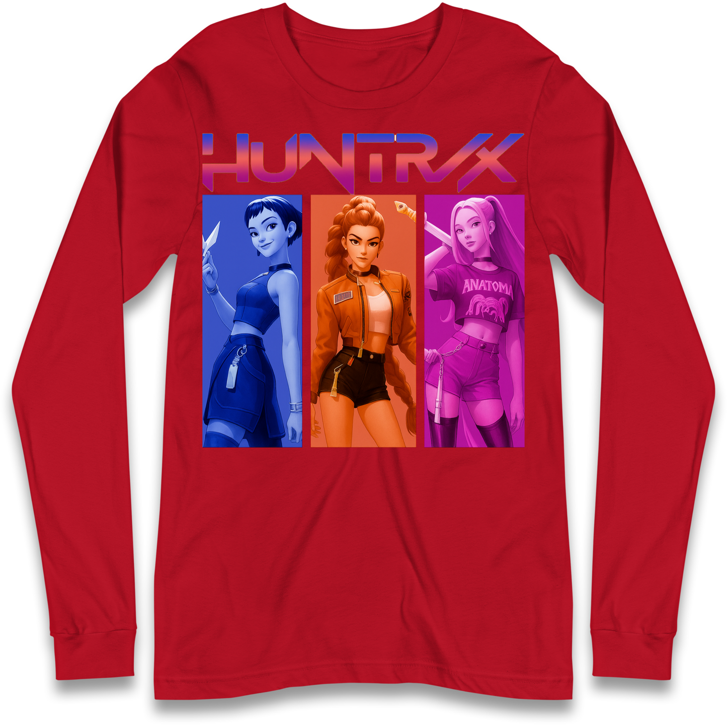 Kpop Demon Hunters Huntrix Longsleeve T Shirt