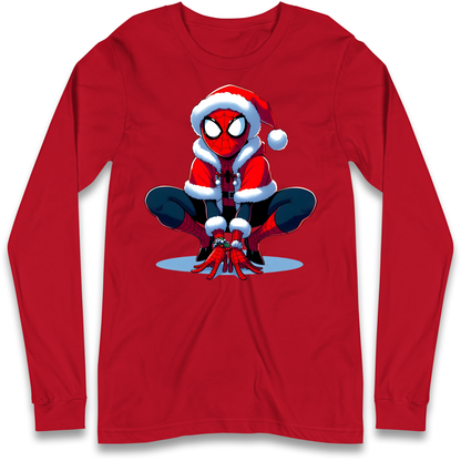 Spiderman Santa Longsleeve T Shirt