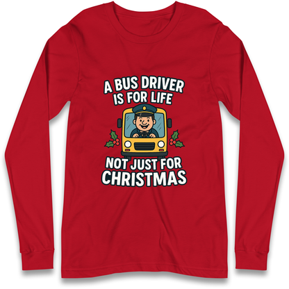 Bus Driver Christmas Longsleeve T Shirt