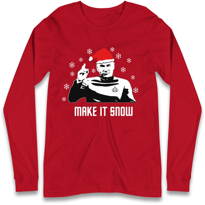 Make It Snow Longsleeve T Shirt