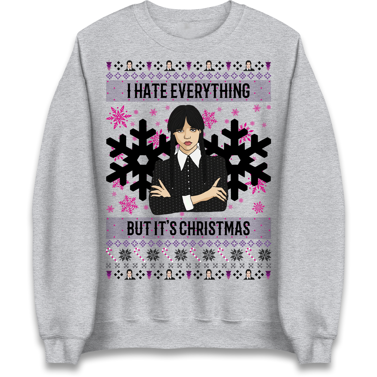 Wednesday addams Christmas Jumper