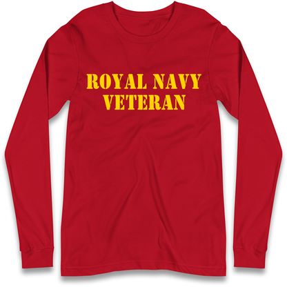 Royal Navy Veteran Longsleeve T Shirt