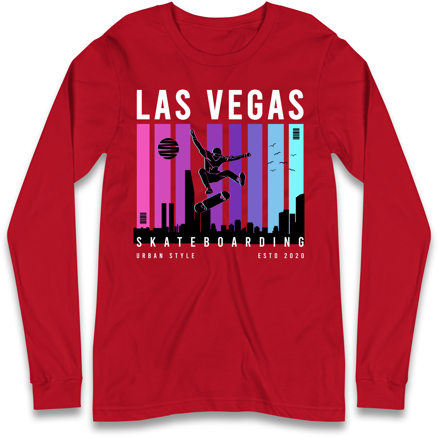 Las Vegas Skateboarding Longsleeve T Shirt