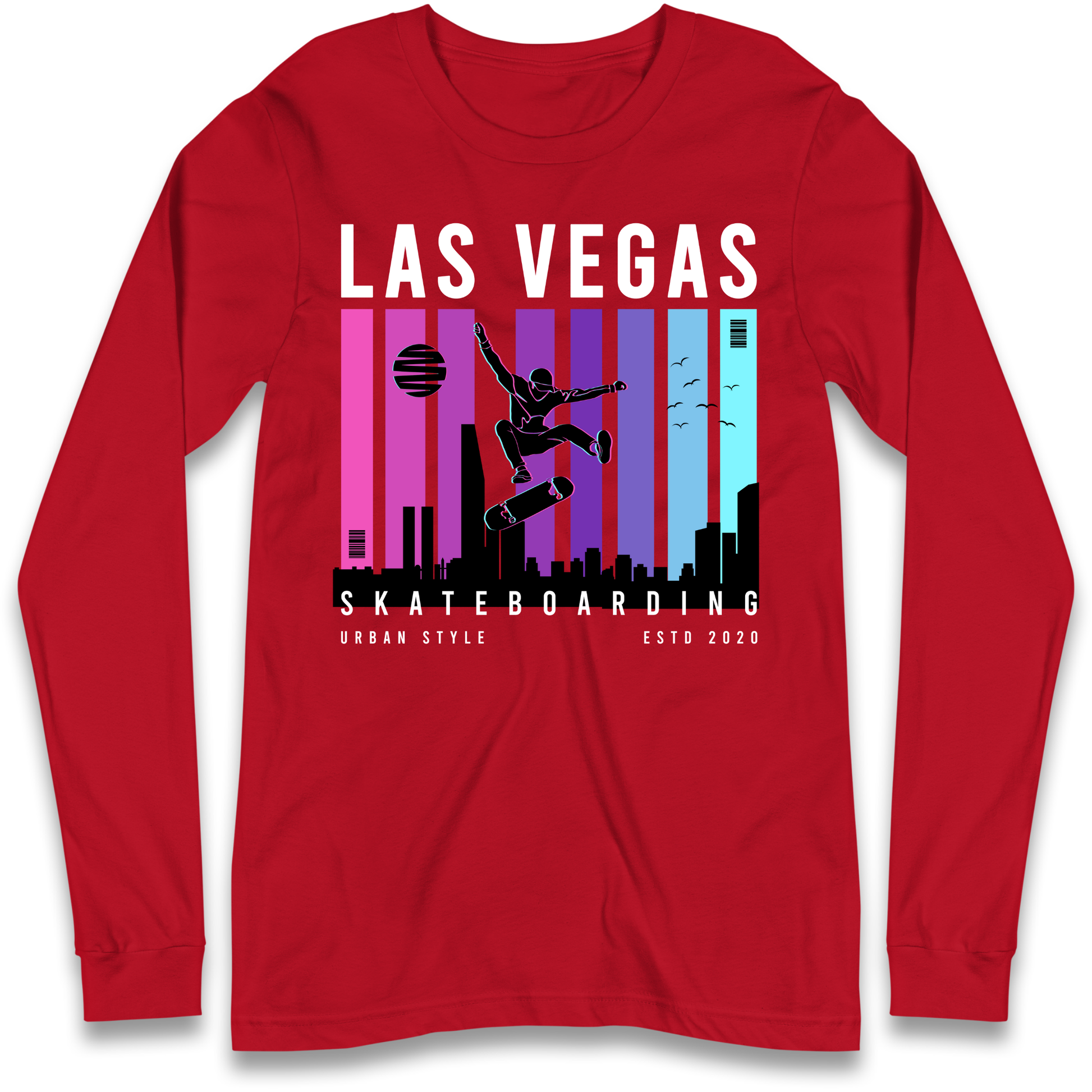 Las Vegas Skateboarding Longsleeve T Shirt