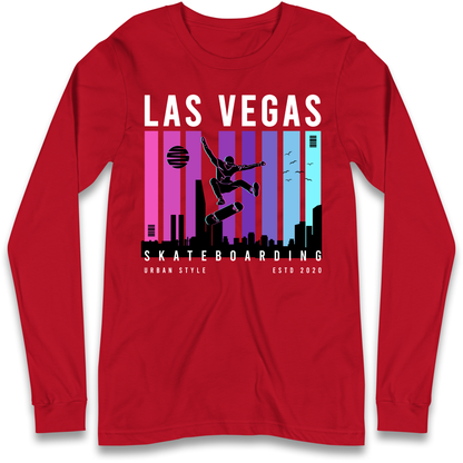 Las Vegas Skateboarding Longsleeve T Shirt