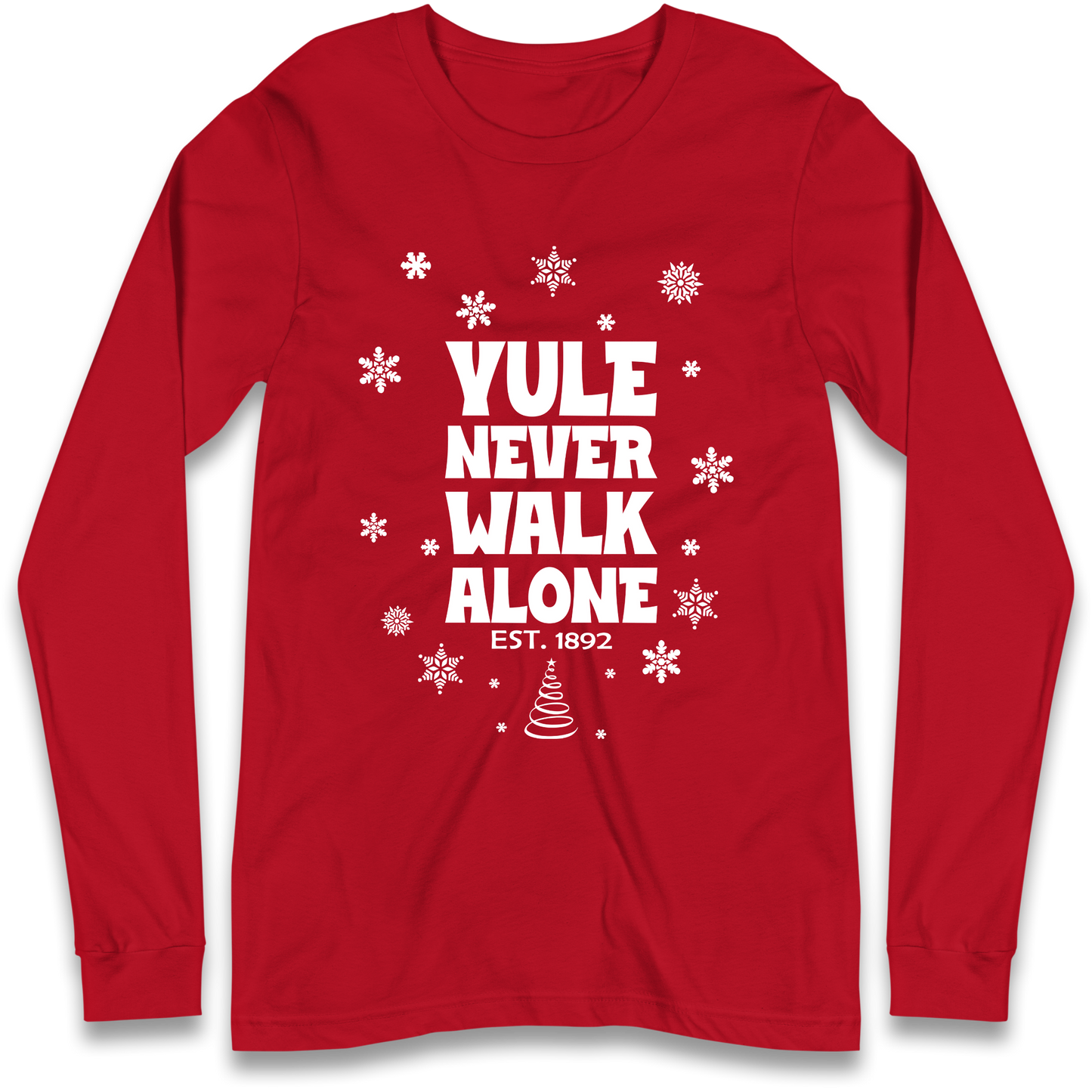 Yule Never Walk Alone Liverpool Christmas Longsleeve T Shirt