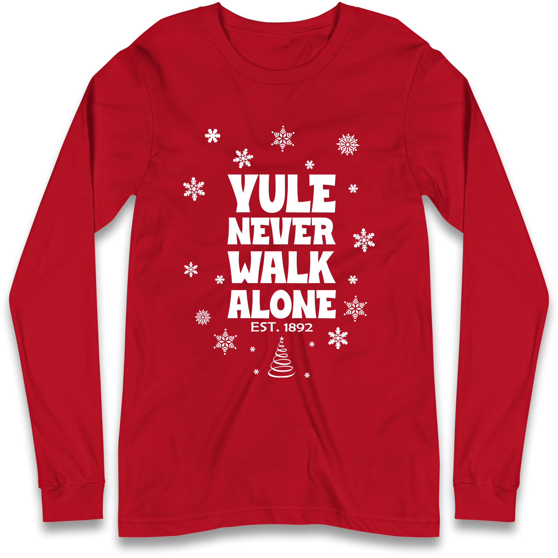 Yule Never Walk Alone Liverpool Christmas Longsleeve T Shirt