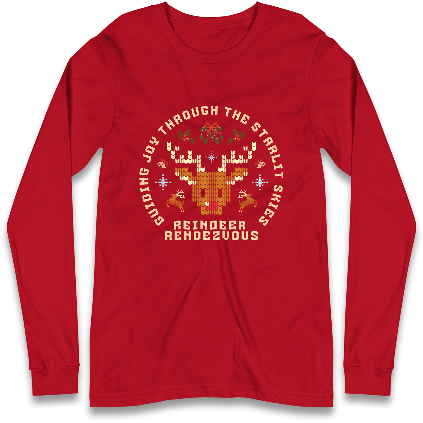 Reindeer Rendezvous Christmas Longsleeve T Shirt