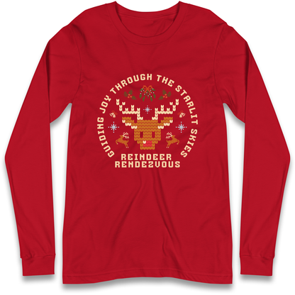 Reindeer Rendezvous Christmas Longsleeve T Shirt