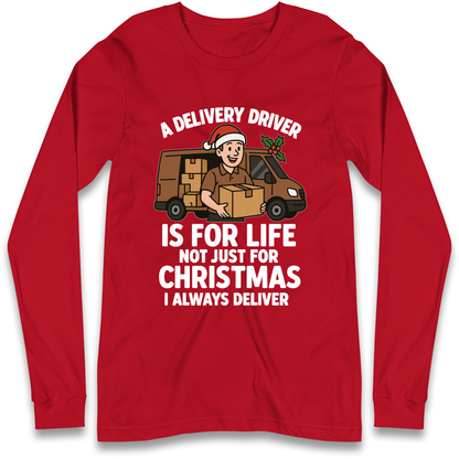 Delivery Driver Christmas Longsleeve T Shirt