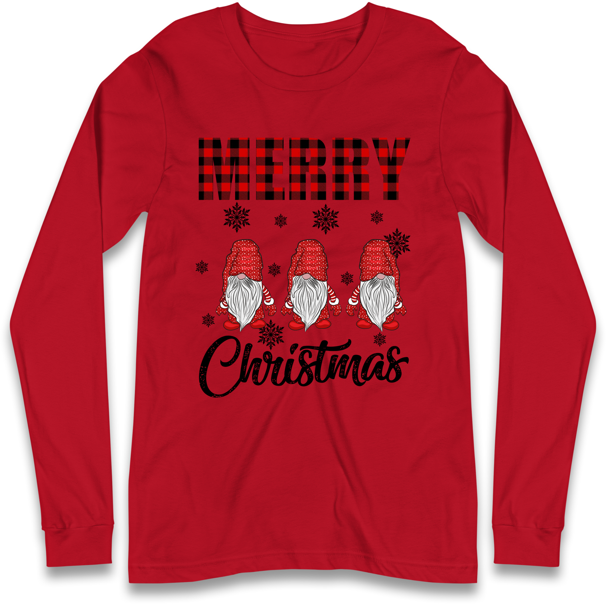 Merry Knomes Christmas Longsleeve T-Shirt