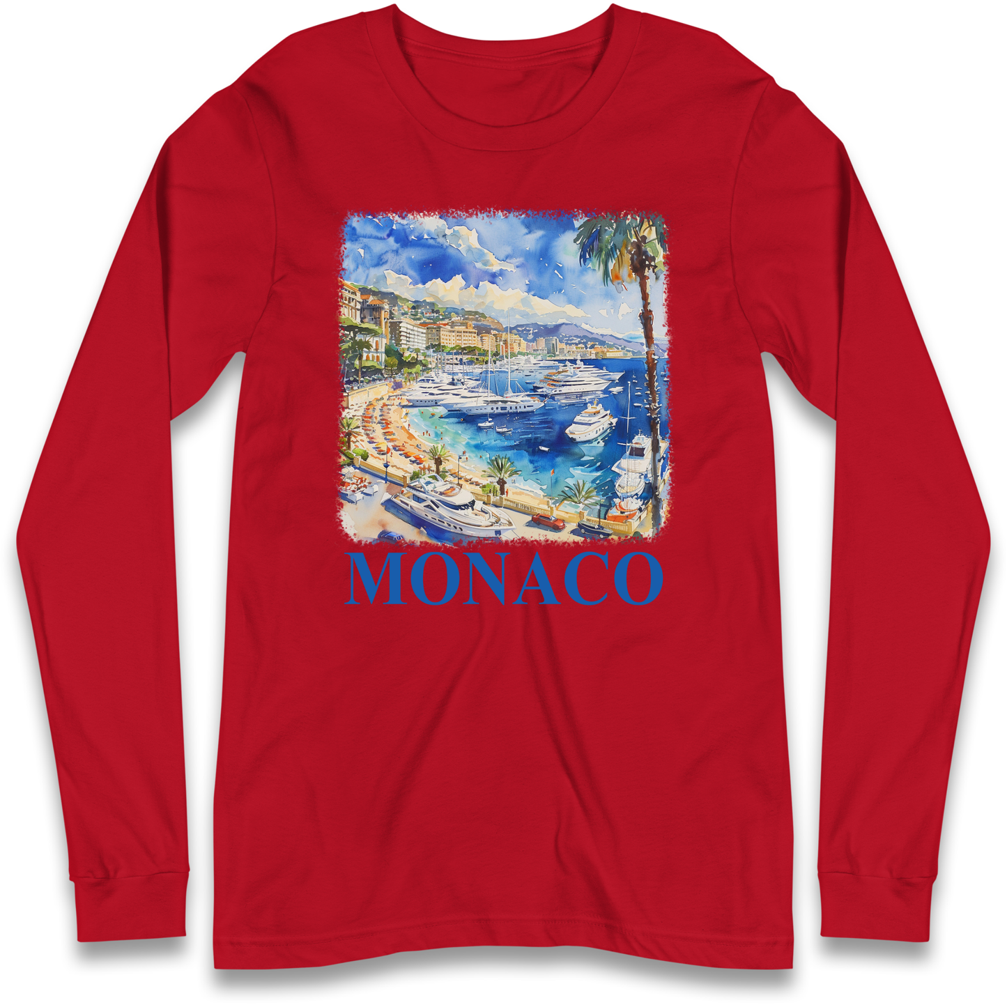 Monaco Painting Longsleeve T Shirt