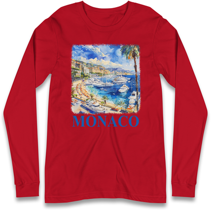 Monaco Painting Longsleeve T Shirt