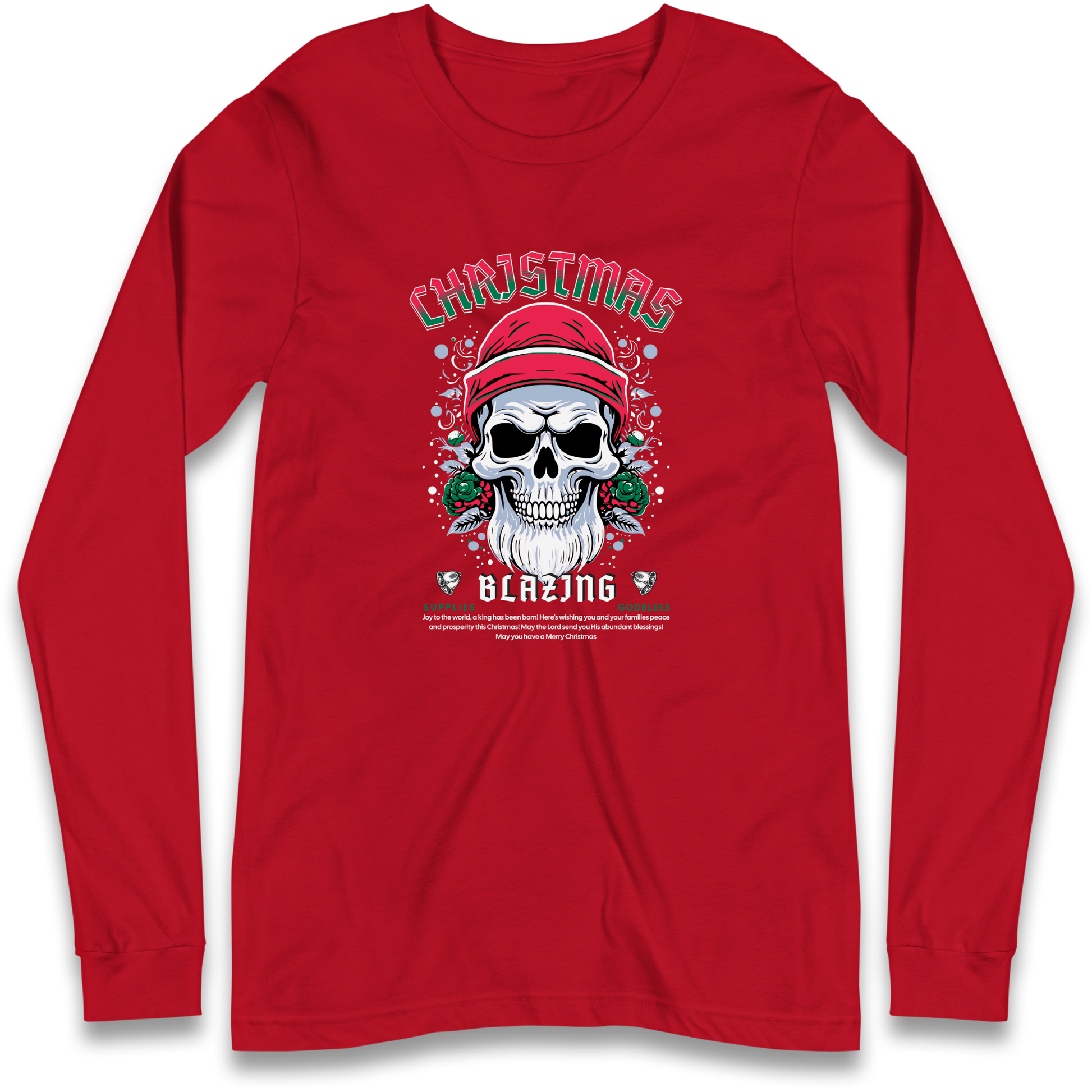 Christmas Blazing Longsleeve T Shirt