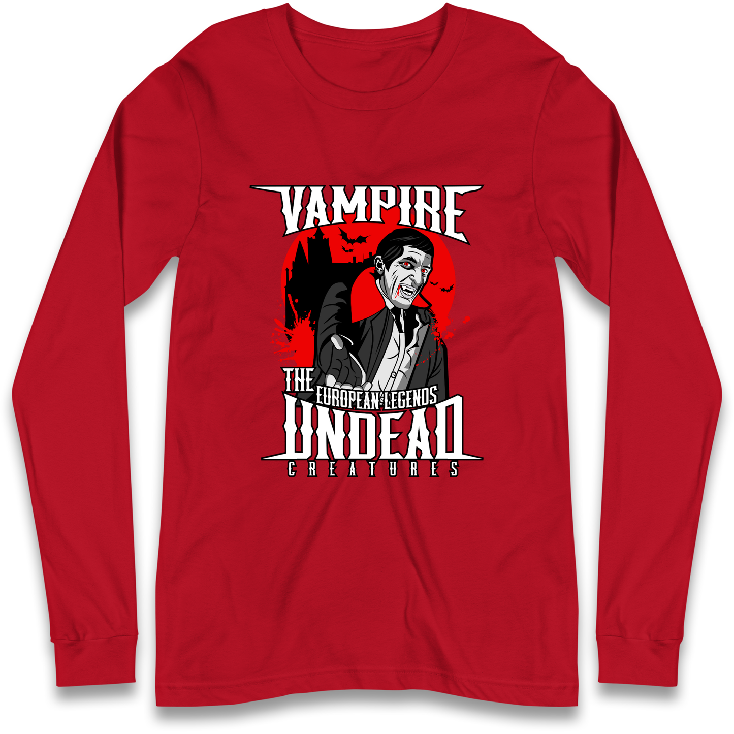 Vampire Undead Longsleeve T Shirt