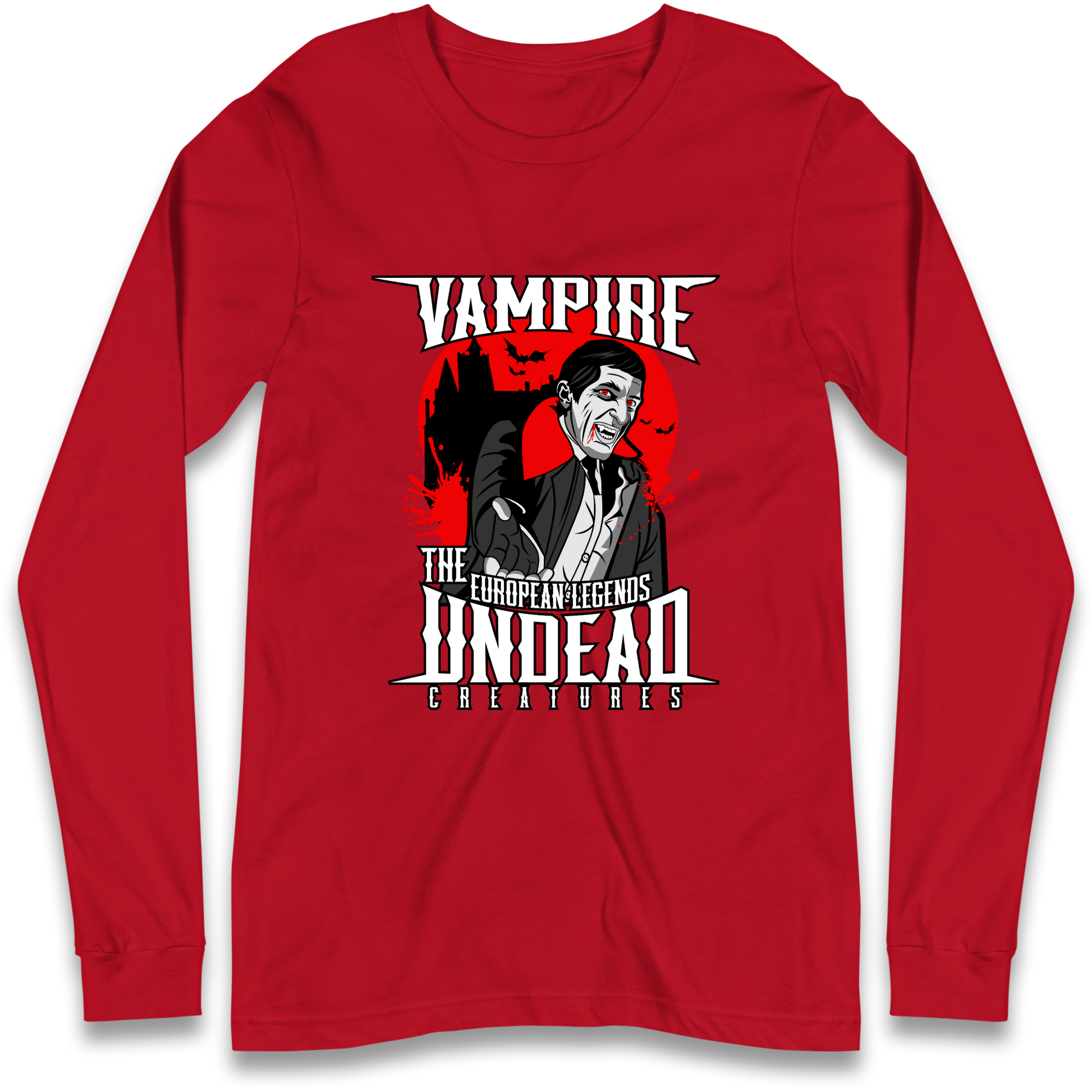 Vampire Undead Longsleeve T Shirt