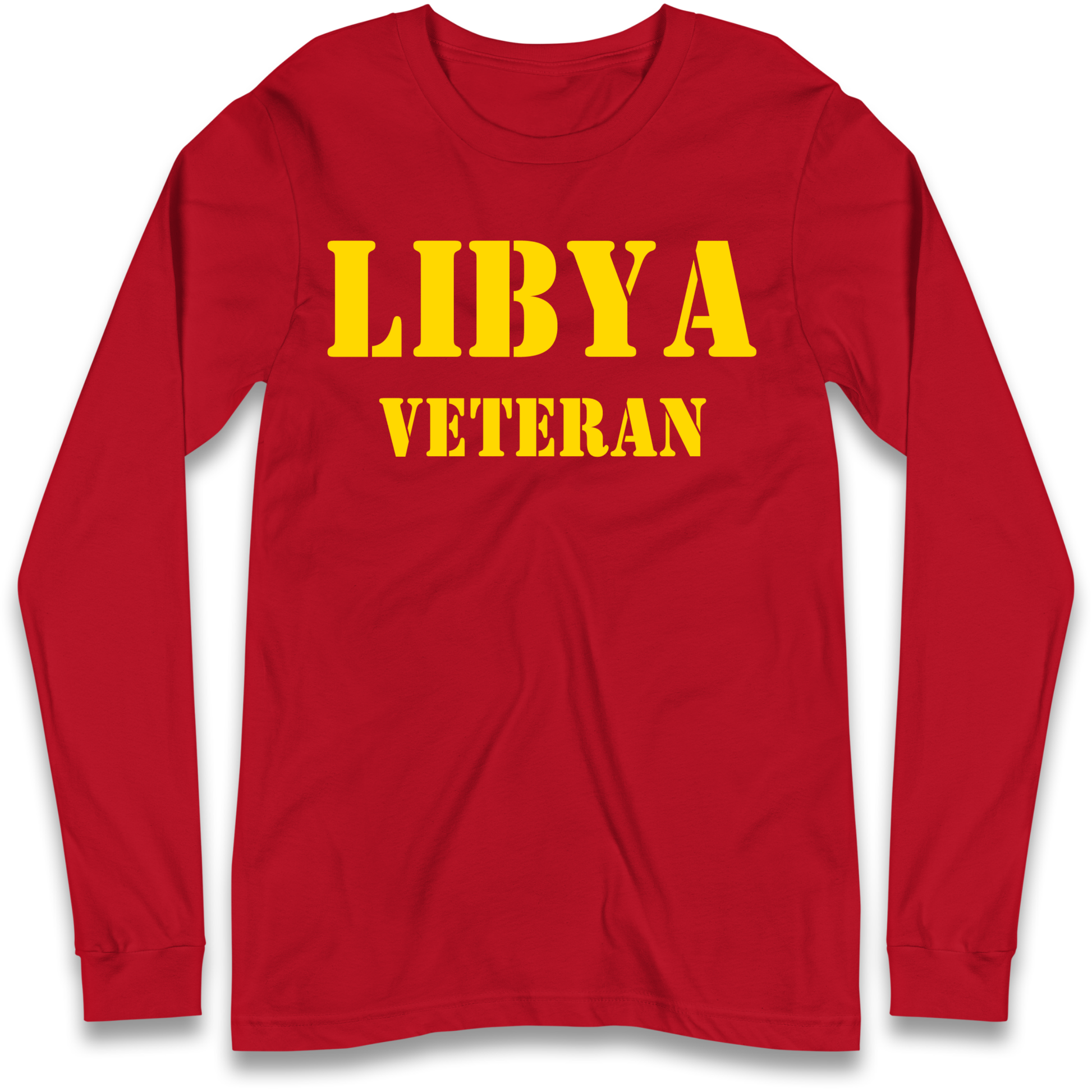 Libya Veteran Longsleeve T Shirt