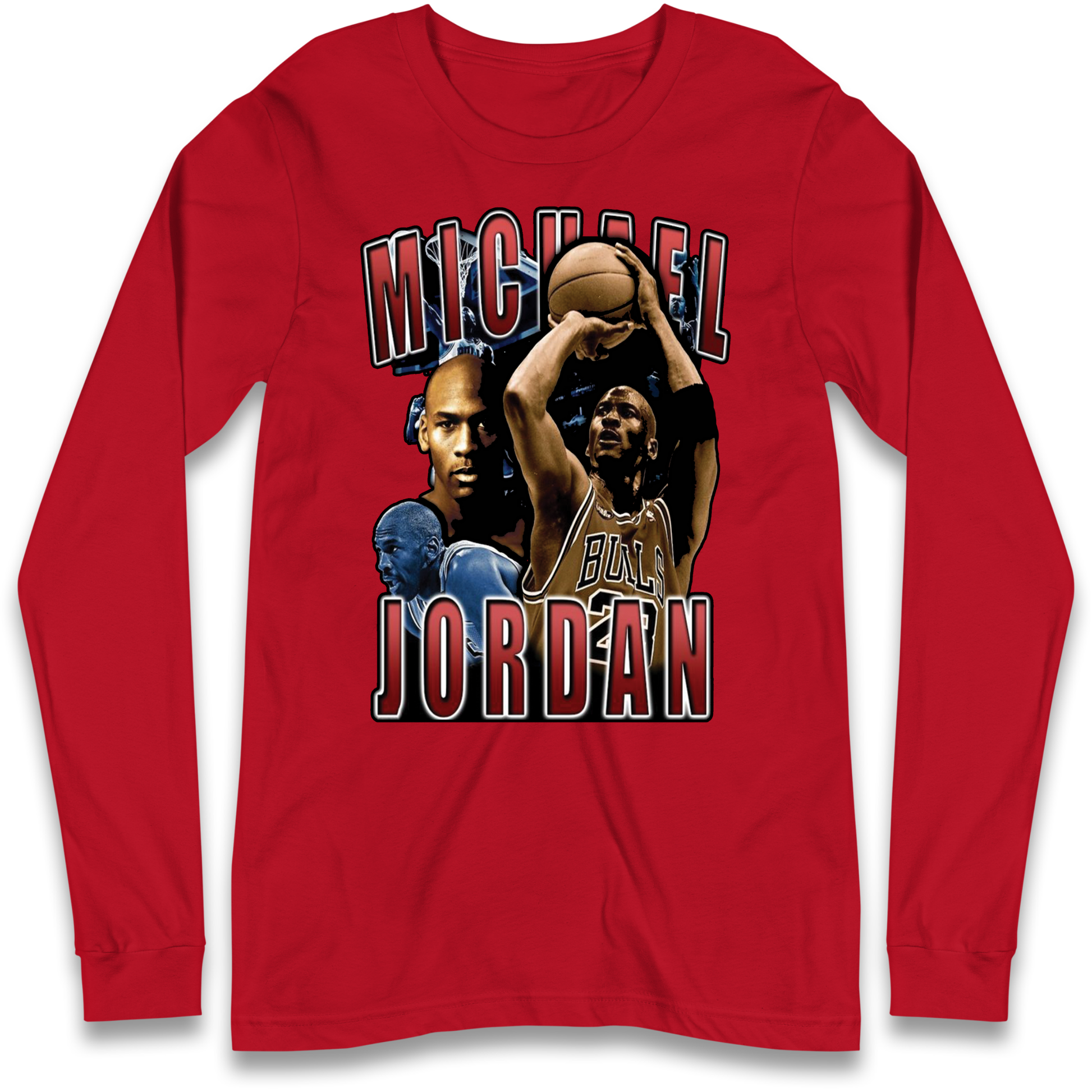 Michael Jordan Bulls Longsleeve T Shirt