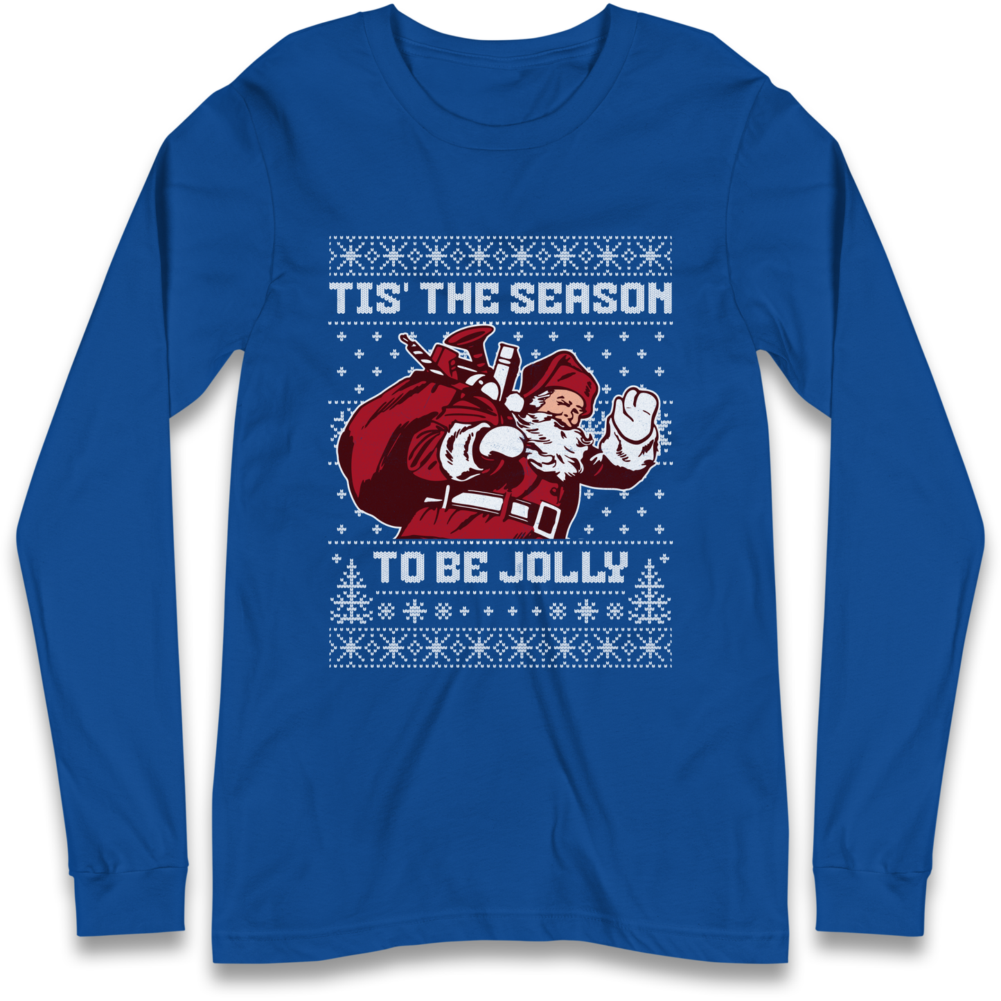 Tis The Season To Be Jolly Christmas Longsleeve T Shirt