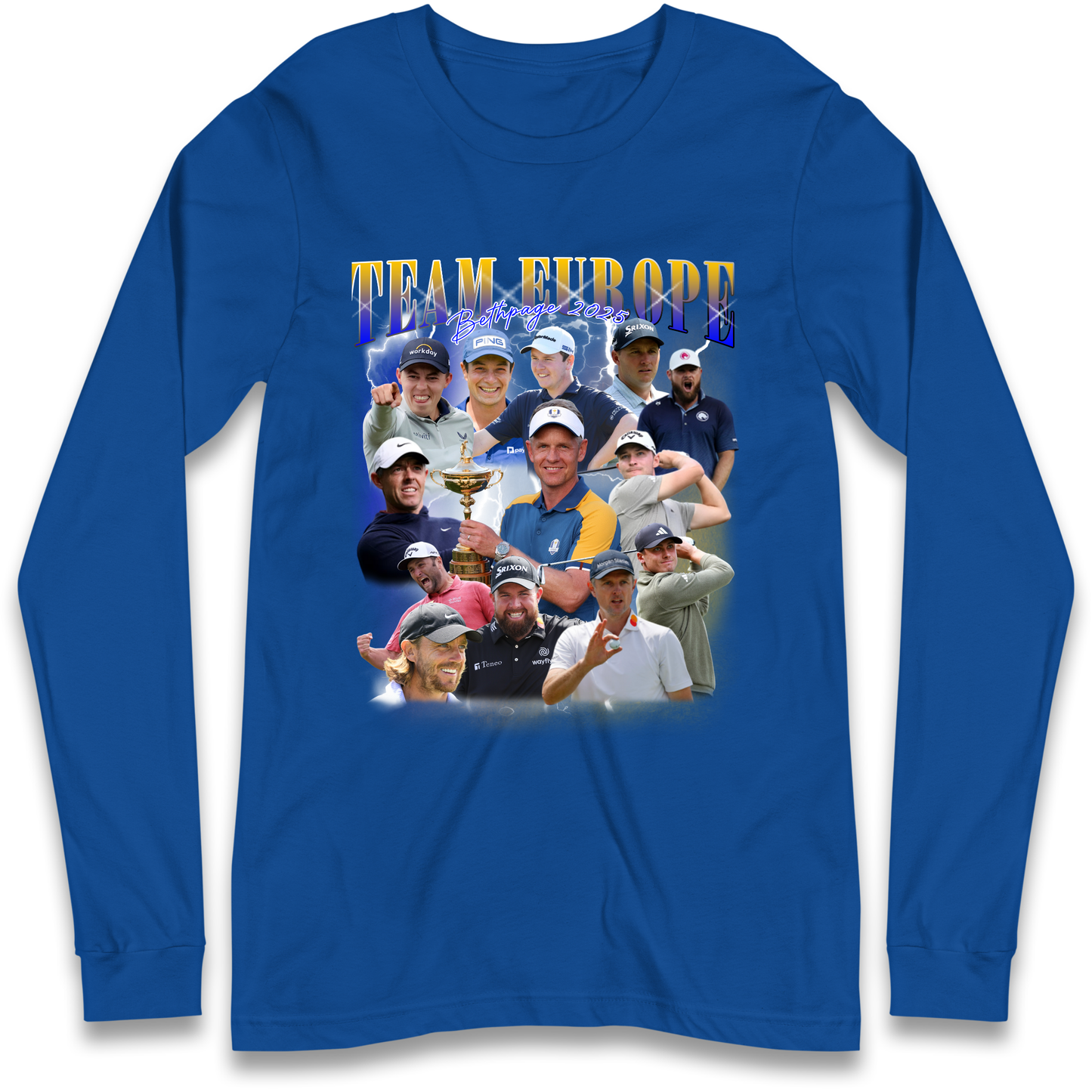 Ryder Cup 2025 Team Europe Longsleeve T Shirt