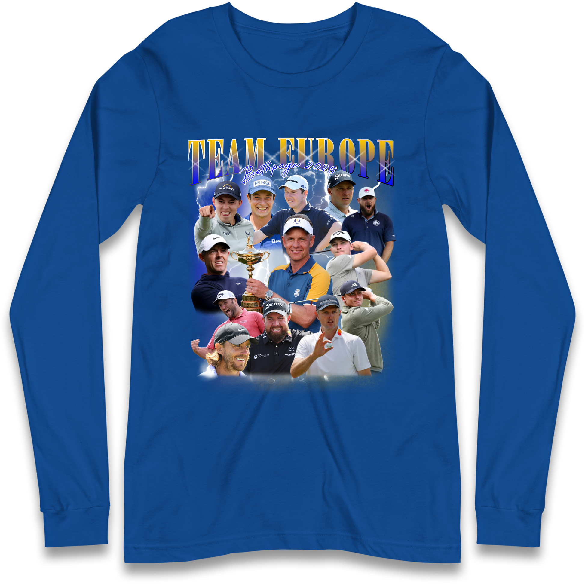 Ryder Cup 2025 Team Europe Longsleeve T Shirt