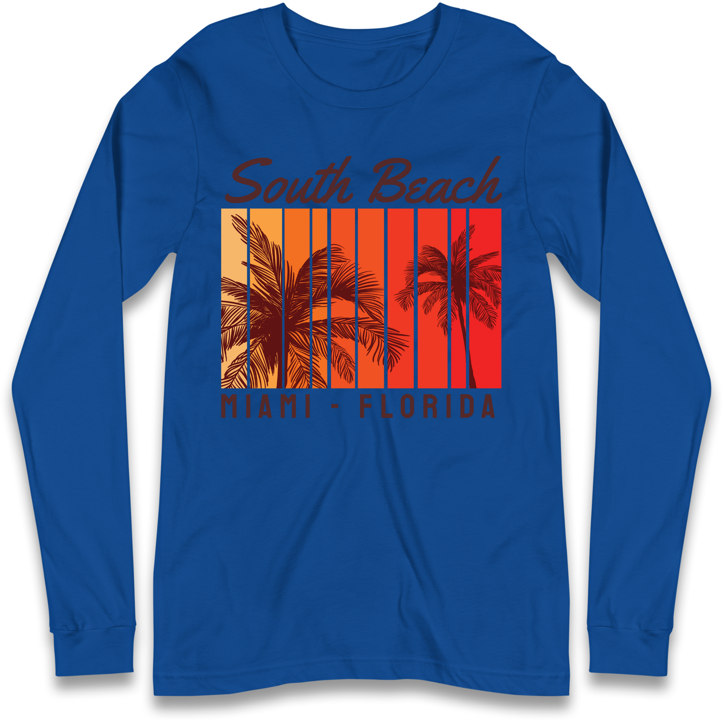 South Beach Miami Florida Longsleeve T Shirt