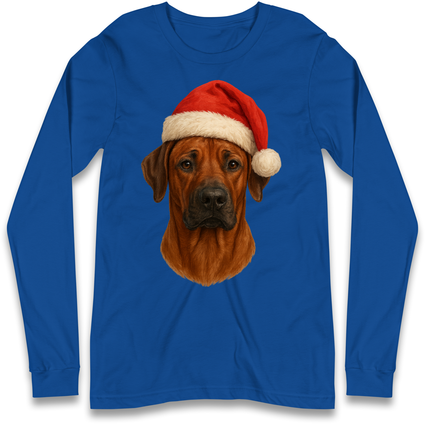 Rhodesian Ridgeback Christmas Longsleeve T-Shirt