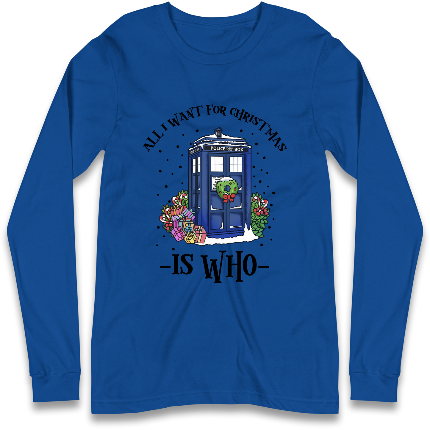 Dr Who Christmas Longsleeve T-Shirt