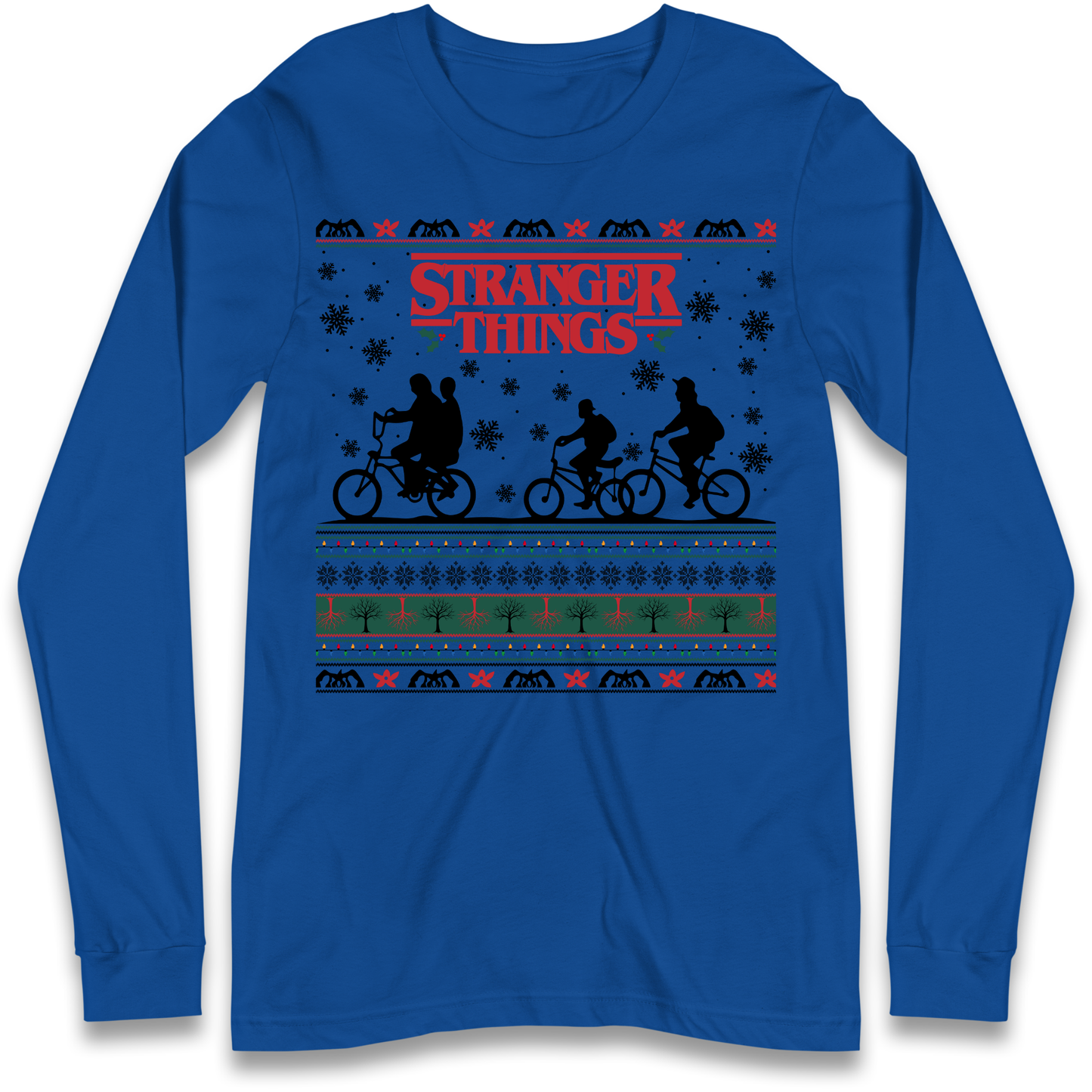 Stranger Things Christmas Longsleeve T Shirt