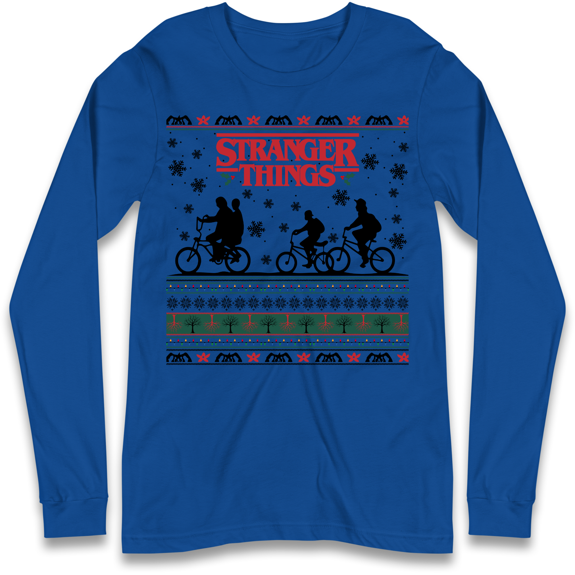 Stranger Things Christmas Longsleeve T Shirt